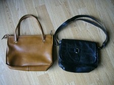 2 borse vintage in pelle