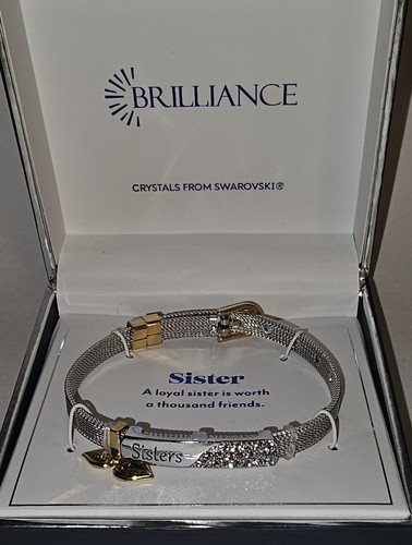 Bracciale sorella maglia tono - bracciale,