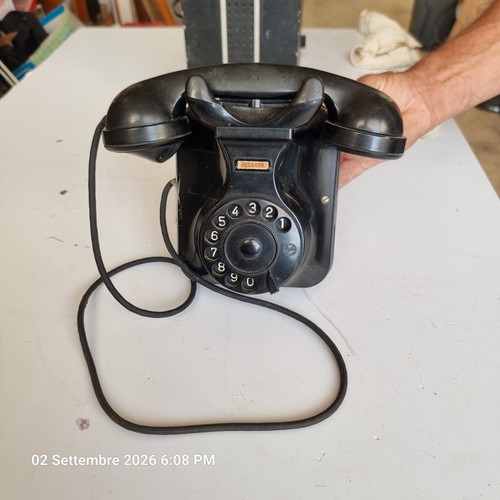 Telefono parete nero in - da,