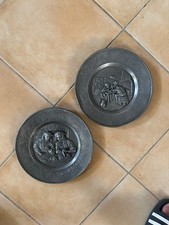 PIATTI IN PELTRO ANTICO IN