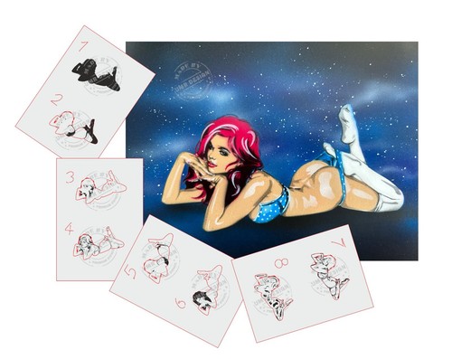 345 pinup girl modello - pinup,