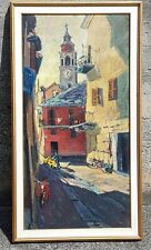 Bergesio Giorgio ( Marene 1919-Savigliano 1975) " Cuneo vecchia", quadro,dipinto