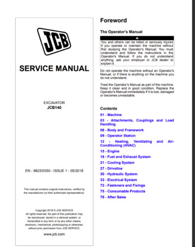 Jcb140 jcb escavatore - jcb,