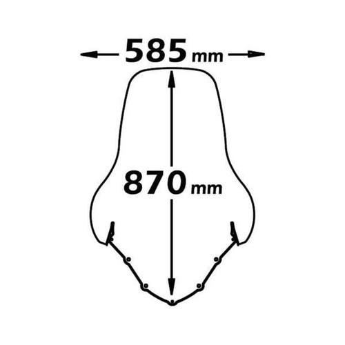 Cupolino isotta trasparente - cupolino,