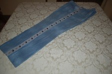 Pantalone donna, Azzurro, 45 % lino 55% cotone, tg 44, usato