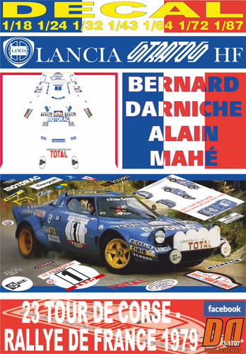 Decal lancia stratos b - stratos,