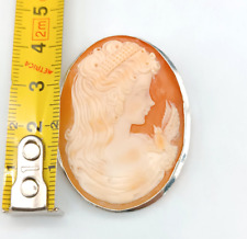 ciondolo cammeo donna inciso