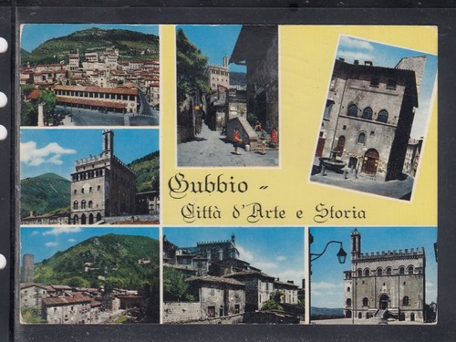 Cartolina gubbio città arte - cartolina,
