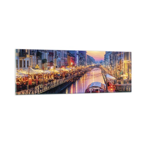 Quadro vetro 90x30cm canale - su,