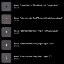 Ricambi mixer EV Electro-Voice