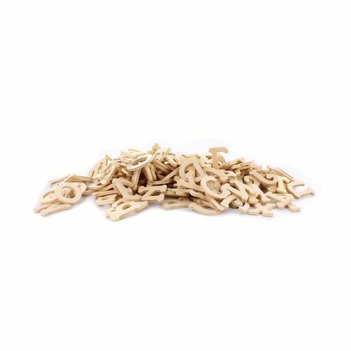 Lettere alfabeto legno - legno, cm