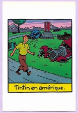 (CP) FILIPS Tintin en Amérique, Influences n° 26 / Hergé, Coca Cola, Casse-auto