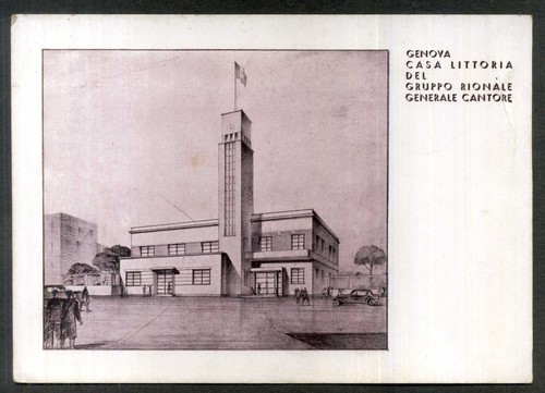 Genova casa littoria - littoria, gruppo