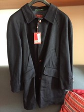 Giaccone uomo Lebole pura lana vergine alpaca cappotto invernale elegante giacca