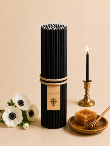 Candele di cera nera - 50,