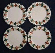 Richard Ginori Mondovì Design Gio Ponti Piatti Dessert Vintage Foglia Quercia 