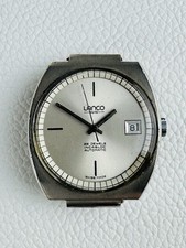 Lanco Vintage Orologio Meccanico Automatico Da Uomo Funzionante Uso Restauro