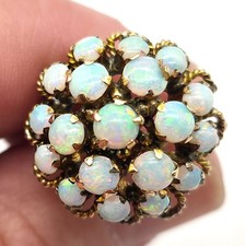 Anello stile cupola in oro 14