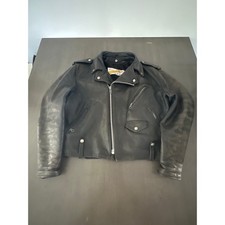 Giacca di pelle nera vintage