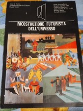 Ricostruzione Futurista dell'Universo , Locandina della Mostra a TORINO 1980