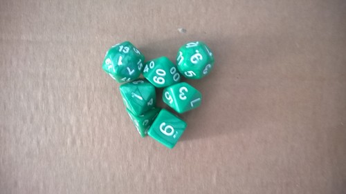 Set dadi gdr marmorizzati - gdr,