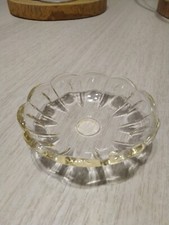 Bobeche in cristallo trasparente coppa 