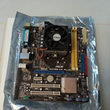 SCHEDA MADRE ASUS M2N68-AM PLUS + AMD Sempron 3200+ Perfettamente Funzionante 