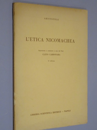 Etica nicomachea aristotele - ,