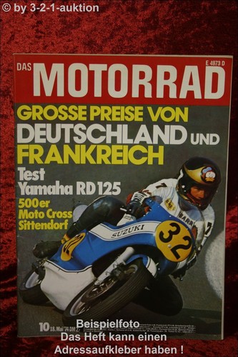 Moto yamaha rd rokon - moto, 10/74