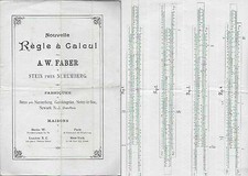 Regolo calcolatore faber - calcolatore,