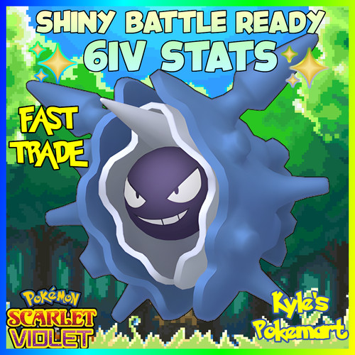 6iv shiny cloyster - shiny,