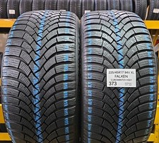 2x GOMME TERMICHE 225/45R17 94V XL FALKEN EUROWINTER HS01 PNEUMATICI  USATI M+S