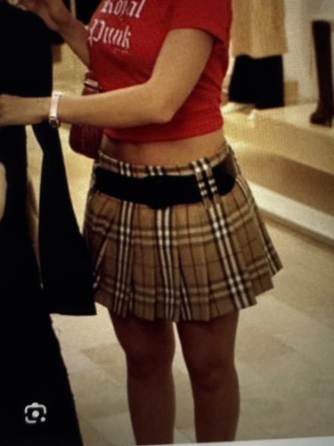 Burberry london minigonna - london, in