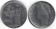 Italia 100 lire, 1970