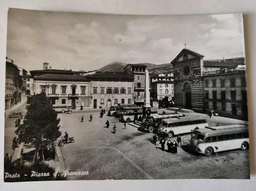 Cartolina prato piazza s - prato,