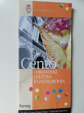 Cento provincia Ferrara guida città d'arte dépliant illustrato con Guercino 