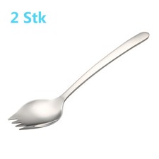 Cucchiaio acciaio inox 2 pezzi