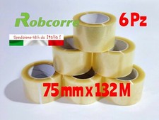 6 Rotoli Nastro da Pacchi