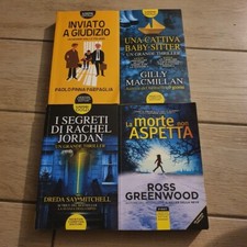 Lotto 4 Libri Thriller Noir