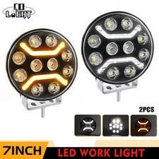 2x Faro Abbagliante LED 7''
