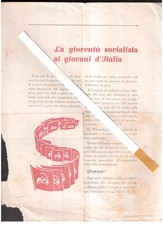 Partito Socialista-Elezioni per la Repubblica e Costituente-Volantino ( V 33 )