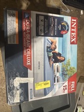 Letto gonfiabile rialzato Intex 15" Dura Beam Deluxe Essential Rest con pompa interna - pieno