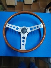 Volante Personal  Vintage Legno Alluminio Collaudo Valdolona Made In Italy