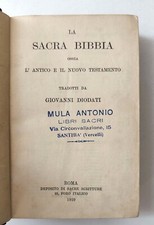 La Sacra Bibbia, tradotta da Giovanni Diodati 1929 - Deposito di Sacre scritture