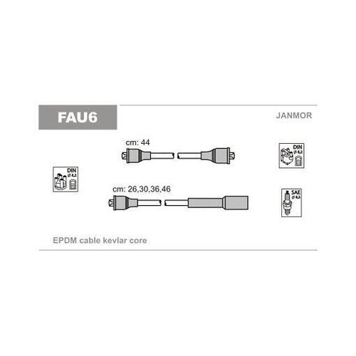 Kit cavi accensione janmor - kit,