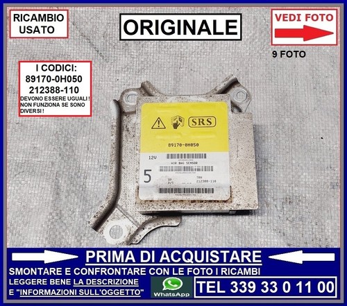 Centralina sensore airbag trw - sensore,