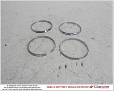 N.4 CORNICI FRECCE CROMATE original for APRILIA HABANA 50 ANNO 1999
