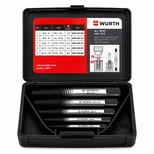 Würth set estrattori di - di,