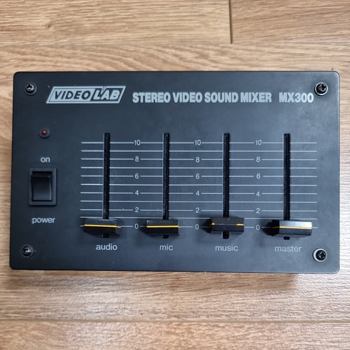 Console mixer audio video - audio,