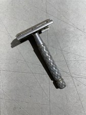 BARBIERI-BARBA-RASATURA-RASOIO DA COLLEZIONE-GILLETTE-IN METALLO-D'EPOCA